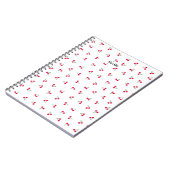 タイトル　カスタム　チェリー(ホワイト) ノートブック NOTITIEBOEK (Linkerzijde)