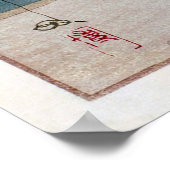 タ ー ジ・ハ ル, Taj Mahal, Agra, Hiroshi Yoshida, Woodc Poster (Hoek)