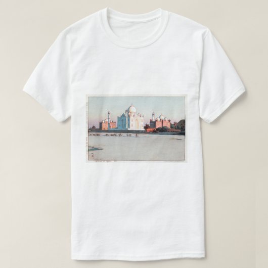 タ ー ジ・ハ ル, Taj Mahal, Agra, Hiroshi Yoshida, Woodc T-shirt (Design voorkant)