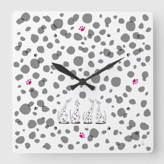 ダルメシアンの気持ち。 VIERKANTE KLOK (Voorkant)