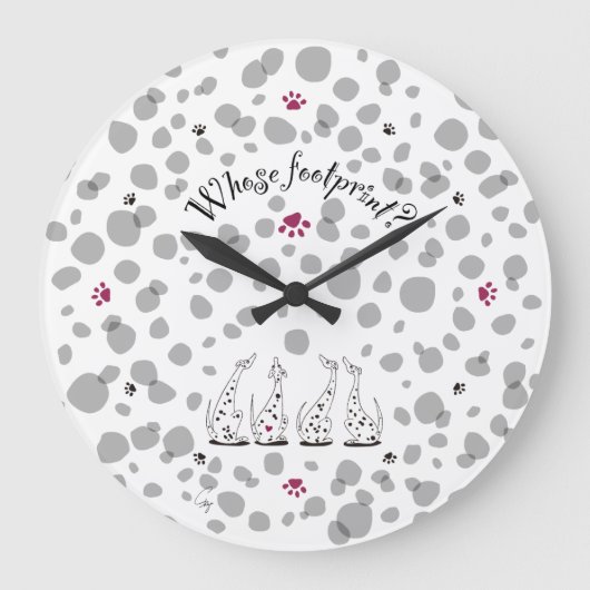 ダ ル op の, シアメ op een気ン grote klok (Voorkant)