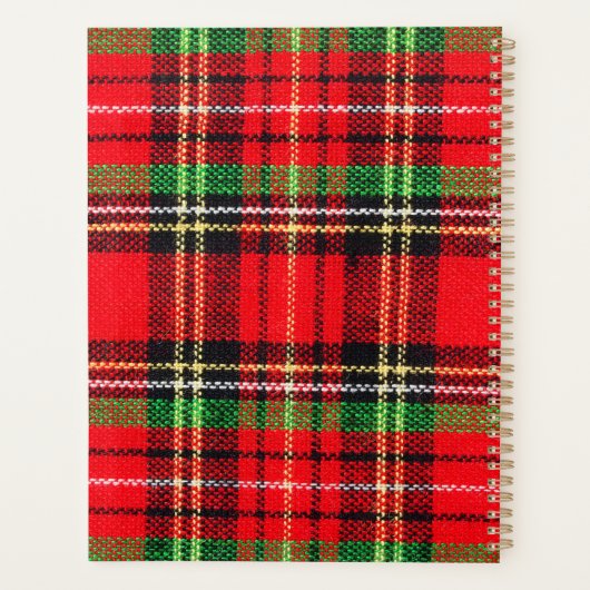 チェック柄がかわいいジャックラッセルテリアの子犬たちとクリスマス♡  PLANNER (Achterkant)