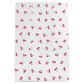 チェリー（ホワイト） ミディアムペーパーバッグ MEDIUM CADEAUZAKJE (Achterkant)