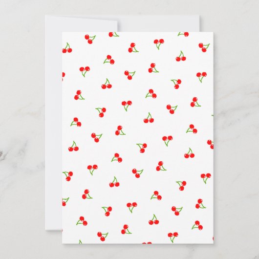 チェリー(ホワイト) KAART (Voorkant)