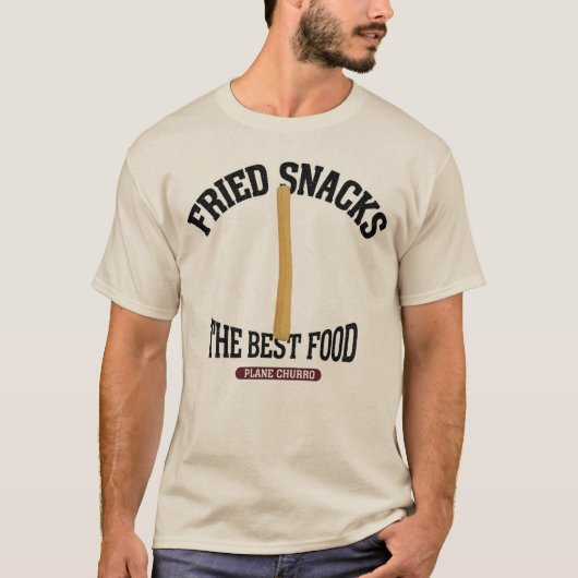 チュロス（プレーン）（ビンテージ風） T-SHIRT (Voorkant)