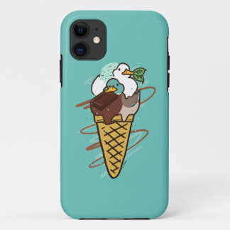 チョコミントアイスアヒル Case-Mate iPhone CASE