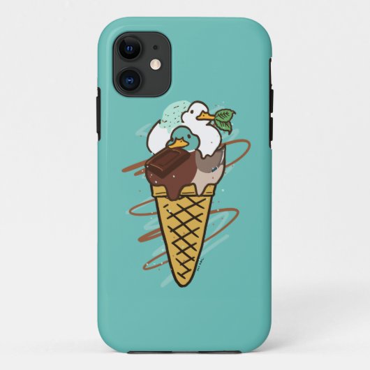 チョコミントアイスアヒル Case-Mate iPhone CASE (Achterkant)