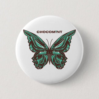 チョコミント 蝶 RONDE BUTTON 5,7 CM