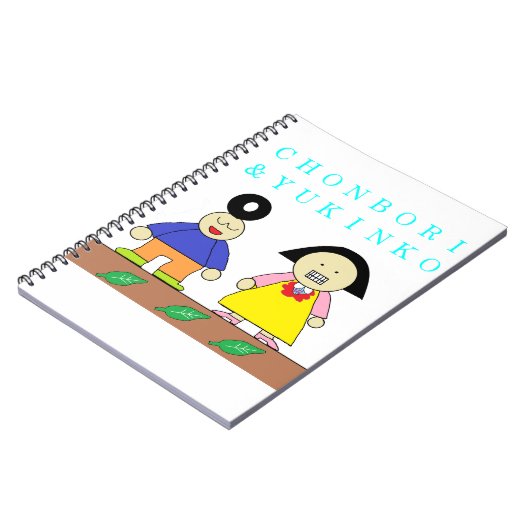 チョンボリ君とゆきんこちゃん NOTITIEBOEK (Linkerzijde)