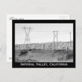 ¯\_(ツ)_/ ¯ Shrug Electricity Desert California Briefkaart (Voorkant / Achterkant)