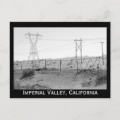 ¯\_(ツ)_/ ¯ Shrug Electricity Desert California Briefkaart (Voorkant)