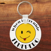 テヘペロちゃんマーク(L)   キーホルダー SLEUTELHANGER (Achterkant)