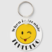 テヘペロちゃんマーク(L)   キーホルダー SLEUTELHANGER (Achterkant)