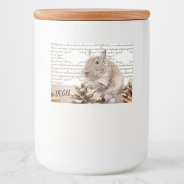 デグーの入れ物　　◈Rodent◈ Voedselcontainer Etiket