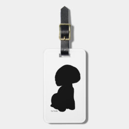 トイプードル ラゲージタグ toy poodle Luggage tag Bagagelabel