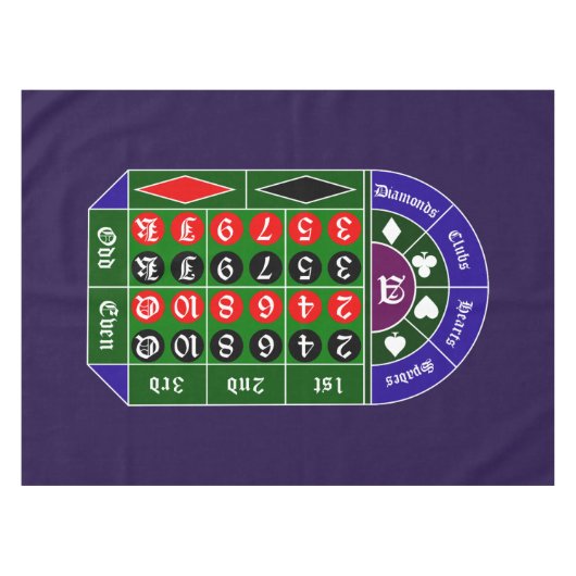 トランプルーレット TAFELKLEED (Voorkant (Horizontaal))