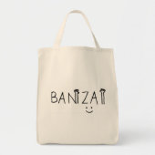 トートバッグ banzai tote bag (Voorkant)