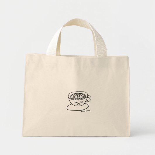 トートバッグ hotto hitoiki mini tote bag (Voorkant)