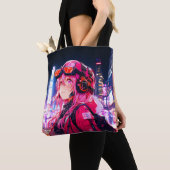 トートバッグ|VACHABORG グッズ「ピンクメカニカルガールの探検」 TOTE BAG (Dichtbij)