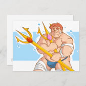 ト イ ン ト [trident & fundoshi] briefkaart (Voorkant / Achterkant)