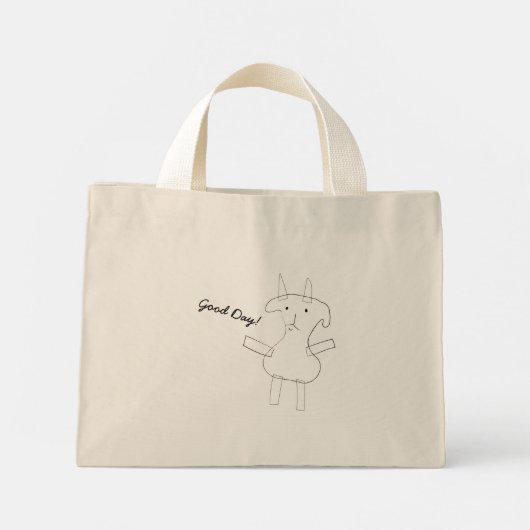 ト ー バ ッ グ MINI TOTE BAG (Achterkant)