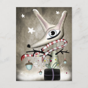 ド ン リ winterkerstvakantie nieuw jaar Briefkaart vo