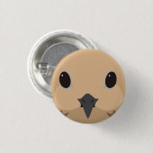 ナゲキバト-Mourning dove Ronde Button 3,2 Cm (Voorkant /achterkant)