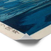 ナ イ ラ 瀑 布, Niagara Herfsten, Hiroshi Yoshida, Wood Poster (Hoek)