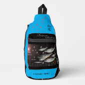 ニシン　礼文　あらゆる生命たちへ感謝と祈りをささげます。 SLING BAG (Voorkant)