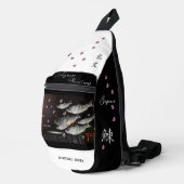 ニシン　礼文　あらゆる生命たちへ感謝と祈りをささげます。 SLING BAG (Rechterhoek)