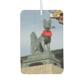 ネ van de keuken キ (Fox) met Key in Mouth Luchtverfrisser (Voorkant)