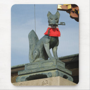 ネ van de keuken キ (Fox) met Key in Mouth Muismat