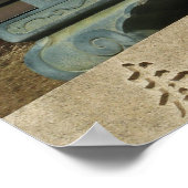 ネ van de keuken キ (Fox) met Key in Mouth Poster (Hoek)