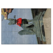 ネ van de keuken キ (Fox) met Key in Mouth Snijplank (Voorkant)