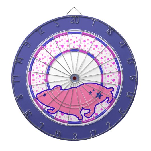 ハムスターと回し車 DARTBORD (Voorkant)