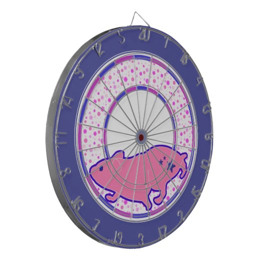 ハムスターと回し車 DARTBORD (Voorkant Links)