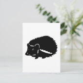 ハリネズミ　グッズ　hedgehog briefkaart (Staand voorkant)