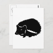 ハリネズミ　グッズ　hedgehog briefkaart (Voorkant / Achterkant)