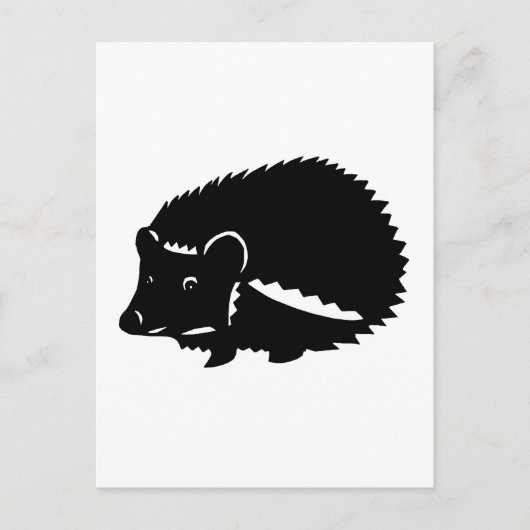 ハリネズミ　グッズ　hedgehog briefkaart (Voorkant)