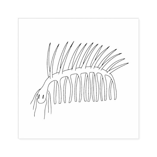 ハルキゲニア（Hallucigenia） Rubberstempel (Afrduk)