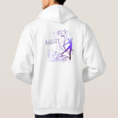 バレエ・スクロール フード付きトレーナー HOODIE (Achterkant)
