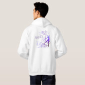 バレエ・スクロール フード付きトレーナー HOODIE (Achterkant volledig)
