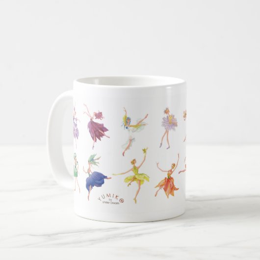バレリーナのイラスト MC100408-010 KOFFIEMOK (Voorkant links)