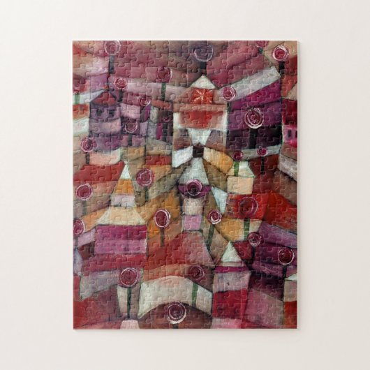 パウル・クレー （Paul Klee）　パズル　パウル・クレー 「バラの庭」 （1920） Legpuzzel (Verticaal)
