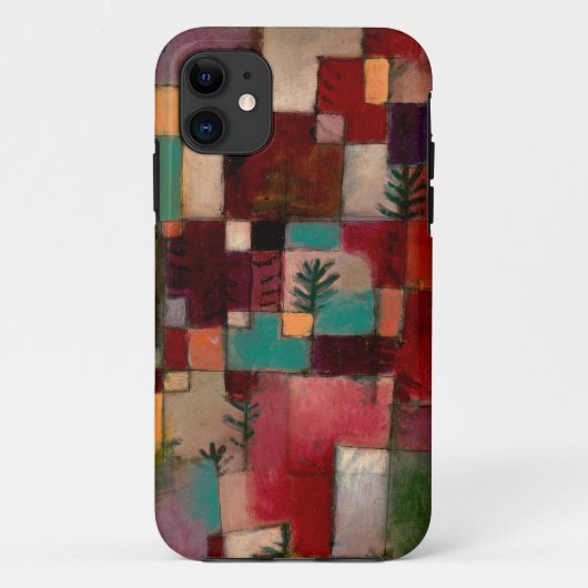 パウル・クレー (Paul Klee) 「レッドグリーンとヴィオレットイエローの鼓動」 Case-Mate iPhone Case (Achterkant)