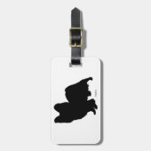 パピヨン ラゲージタグ Papillon Luggage tag Bagagelabel (Voorkant verticaal)