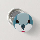 ヒムネバト-Luzon Bleeding-heart Ronde Button 3,2 Cm (Voorkant /achterkant)