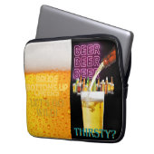 ビール好き専用 LAPTOP SLEEVE (Voorkant Links)