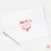 ピ ン "サ"桜"と"ウ" HART STICKER (Envelop)
