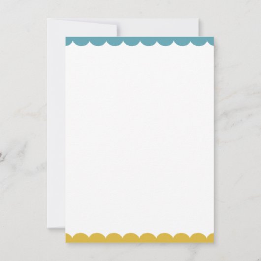 フラットカード バースデー Birthday Card -Blue-footed Boody- (Achterkant)